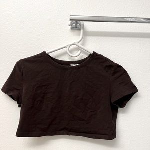 Brown baby tee